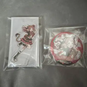 학원 아이돌 마스터 학마스 제일복권 하나미 사키 아크릴 스탠드 캔뱃지