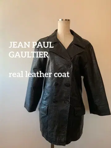 장 폴 고티에 ] 리얼 가죽 소가죽 블랙 사이즈