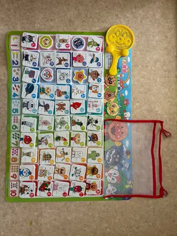 호빵맨 목욕탕에서 착! 붙는 가나다 교실