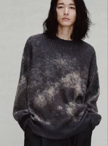 WYM LIDNM JACQUARD SHAGGY KNIT