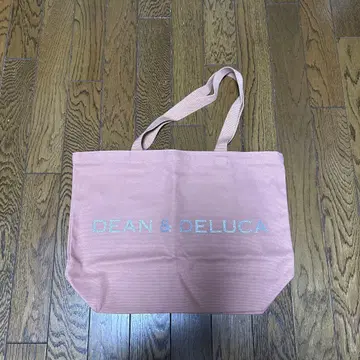 미사용 새상품 DEAN & DELUCA 핑크 토트백 (L 사이즈)