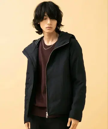 STUDIOUS 700FP 후디드 다운 블루종/자켓