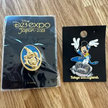 [기념 한정판] 디즈니 미키마우스 핀 배지 2세트