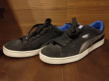 [ 새상품급 ] 푸마 스웨이드 스니커즈 블랙 블루