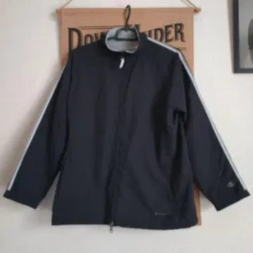 Champion 블랙 집업 자켓 S