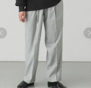 [카구레] 울 스트레이트 이지 팬츠