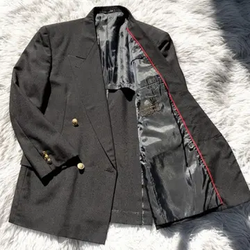 새상품급 타카시마야 네이비 골드 버튼 더블 자켓 남성용