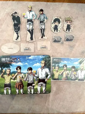 진격의 거인 아크릴 스탠드 세트 리바이 엘빈