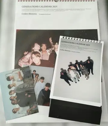 GENERATIONS 2025년 달력 벽걸이 탁상 엽서