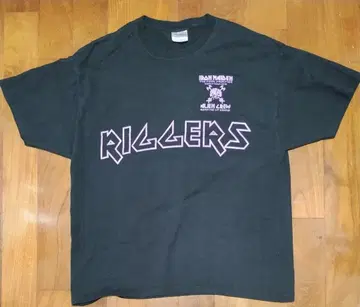 아이언 메이든 2010 파이널 프론티어 투어 크루 한정판 T셔츠