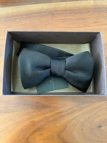 트리트 드레싱 나비 넥타이 블랙 실크