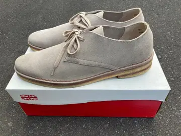 새상품 클락스 POINT BLANK 샌드스웨이드 UK6.5 25.5cm