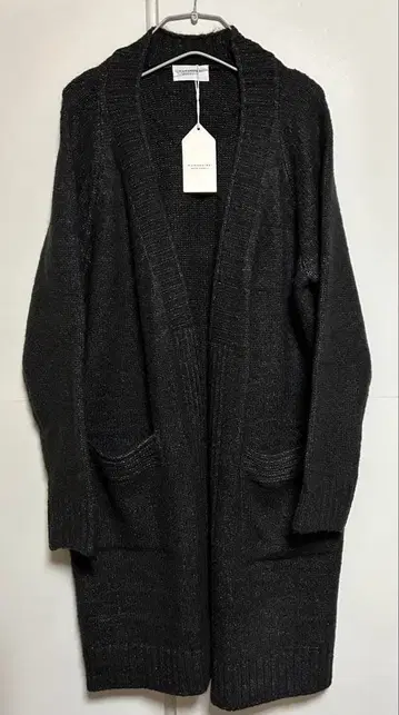 [ 새상품 ] mumokuteki 다크 그레이 롱 가디건