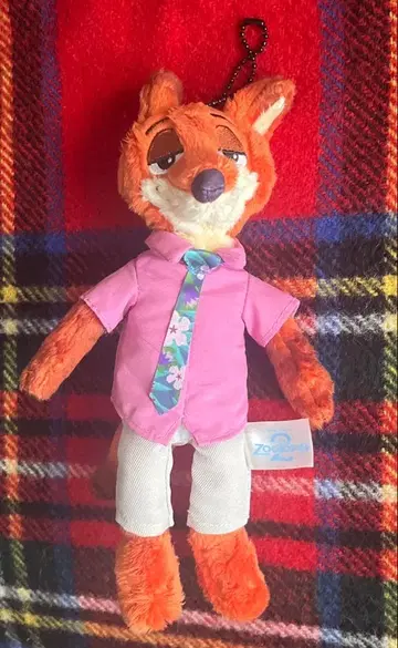 디즈니 캐릭터 주토피아2 볼체인 마스코트 닉 와일드