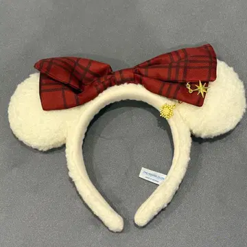 디즈니 크리스마스 2025 머리띠 리루린린 화이트