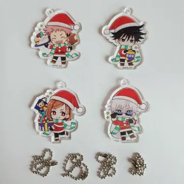 쥬쥬샵 아크릴 키링 크리스마스 주술회전 고죠 사토루 후시구로 메구미