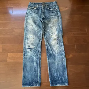 A.P.C. 데미지 가공 데님 30