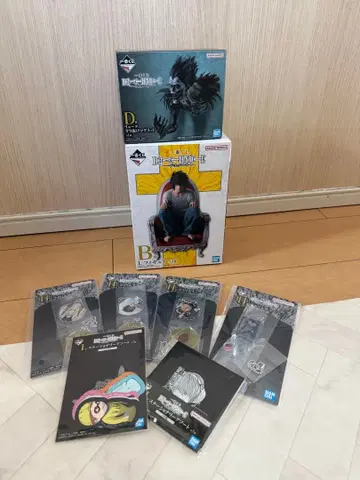 데스노트 B상 L피규어 & D상 류크 & 하위상 6점 세트!