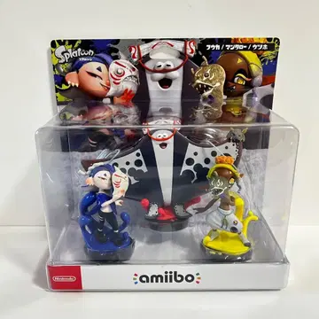 [ 새상품 ] 스프라툰 amiibo 스리미 연합