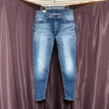 깨끗함 새상품급 big john 캐롯 레그 하이파워 스트레치 데님 28