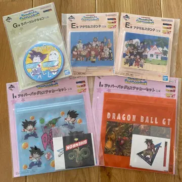 [11/29 출시 제일복권] 드래곤볼 GT 지퍼 백 & 스티커 세트