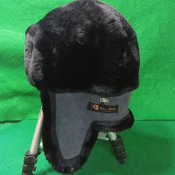 무스탕 플라이트 캡 파일럿 캡 모자