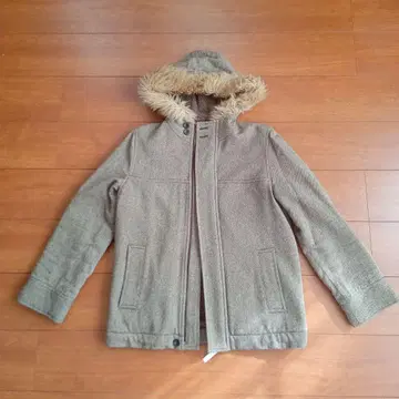 두 패밀리 브라운 퍼 후드 자켓 M 사이즈