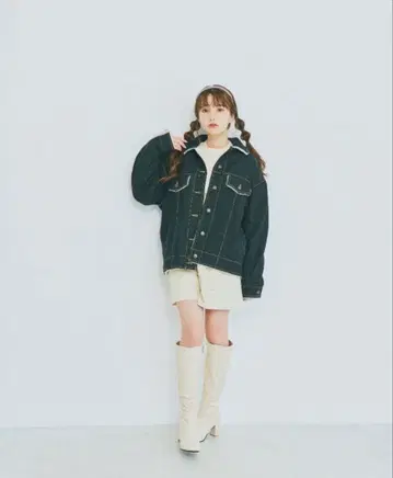 보카니 Bokanii 카스짱 보아 안감 데님 자켓