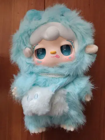 따뜻한 작은 토끼 오로라 스카이블루 미사용 새상품 yooki