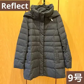 Reflect 리플렉트 후드 부착 다운 코트 다크 그레이 9호