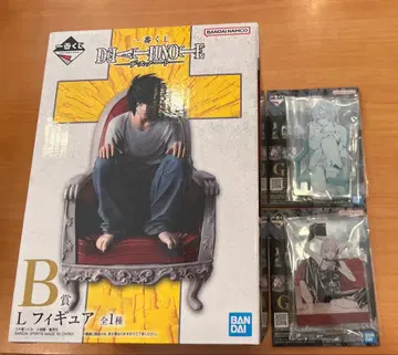 DEATH NOTE 제일복권 B상 L 피규어 G상 아크릴 스탠드 세트