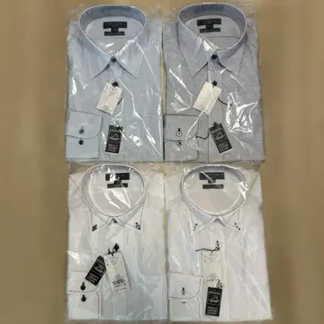 미사용 TAKAQ 타카큐 비즈니스 와이셔츠 4장 세트