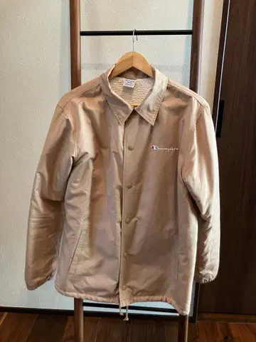Champion 나일론 자켓 LARGE 베이지