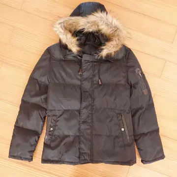 다운 자켓 블랙 퍼 포함