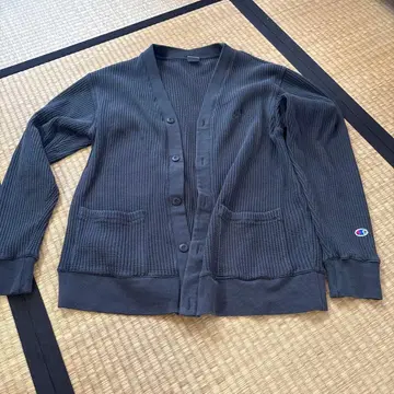 Champion 다크 그레이 가디건 L 사이즈