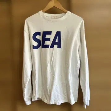 WIND AND SEA 긴팔 티셔츠 화이트