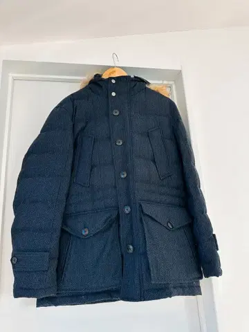 네이비 다운 자켓 [ 후드 탈부착 가능 ]