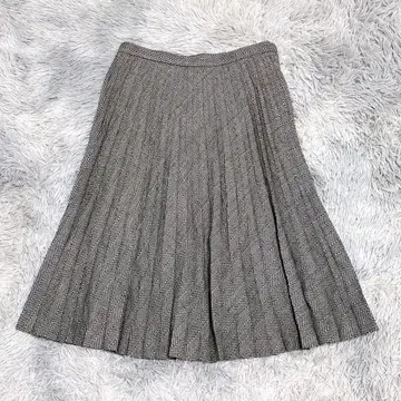 aire 여성용 미디 스커트 L 화이트 블랙 올 패턴