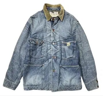 웨어하우스 덕디거 담요 포함 데님 워크 자켓 40