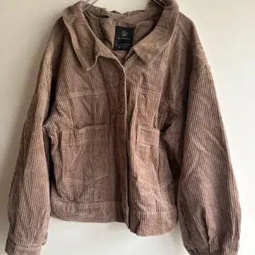 w closet 코듀로이 자켓 브라운
