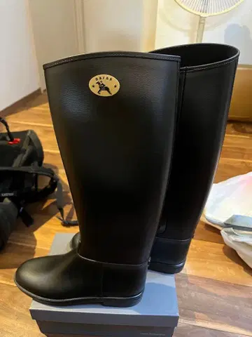 더프나 레인부츠 38 블랙 장화