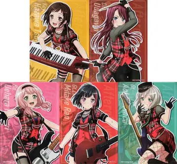 뱅드림 걸파 Afterglow 포스터 세트