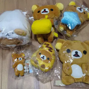 리락쿠마 봉제 인형 파우치 묶음 판매