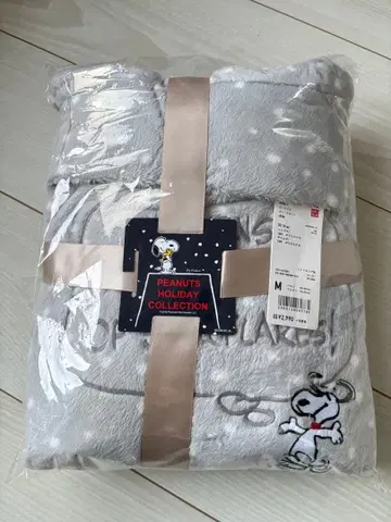 [ 새상품 ] UNIQLO 스누피 피넛 플리스 세트 M 사이즈
