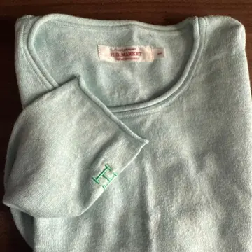 H.R. MARKET 스카이블루 니트 스웨터