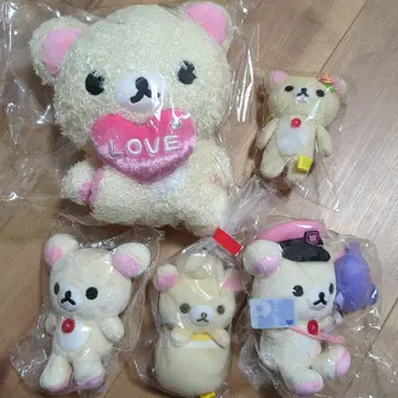 리락쿠마 코리락쿠마 봉제 인형 묶음 판매