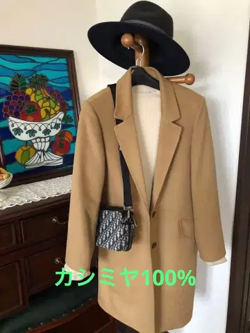 loritti 캐시미어 100% 체스터 코트 S 사이즈