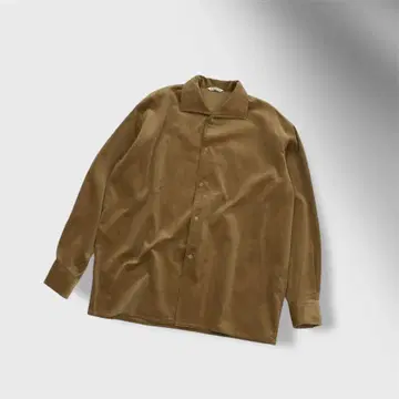 Auralee FINX CORDUROY SHIRT sample