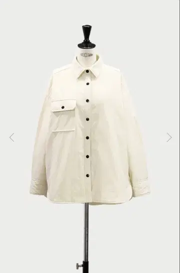 machat 마차트 퍼 셔츠 (아이보리)