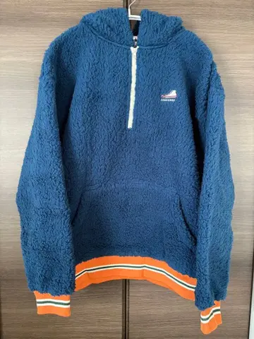 네이비 플리스 자켓 M 우먼